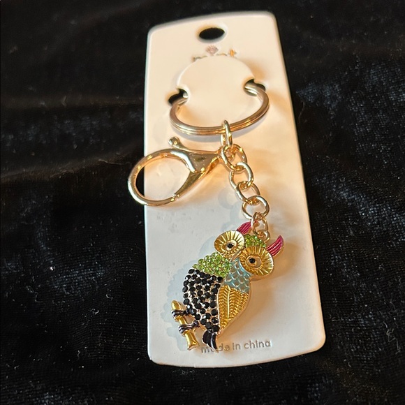 Colorful Owl Keychain - Picture 3 of 3